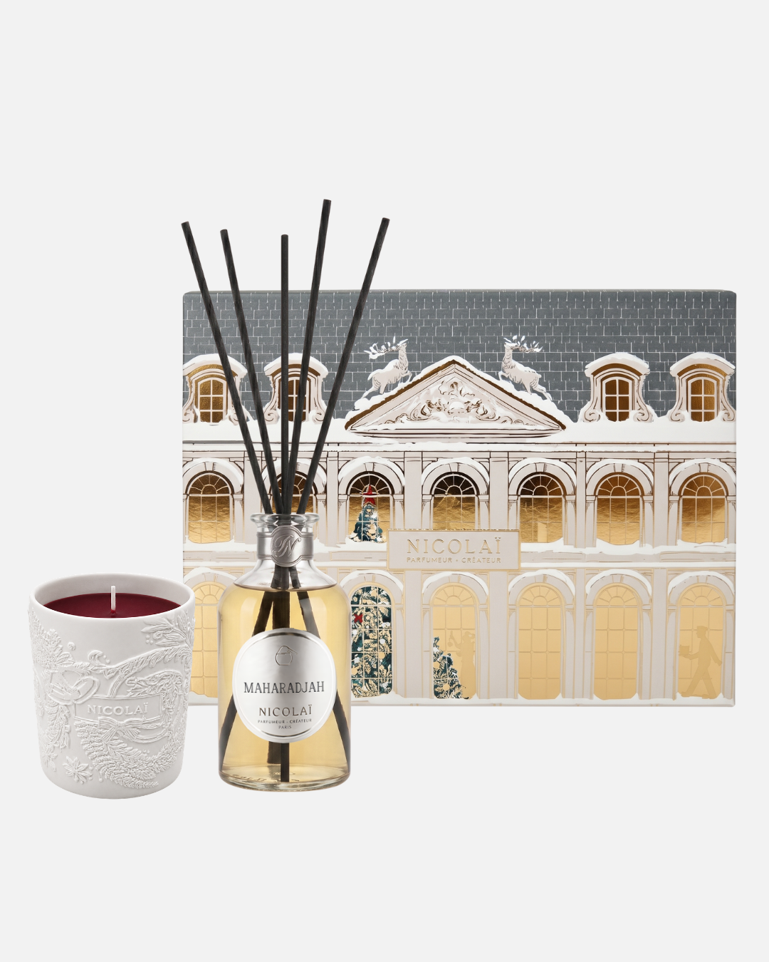 Christmas Gift Set - Reed Diffuser & Candle - to customize