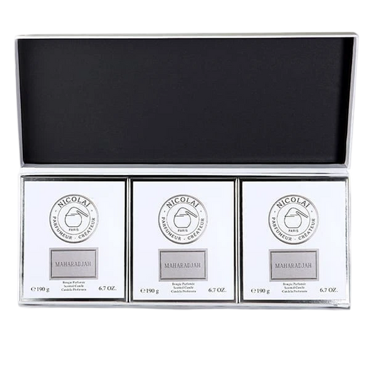 Photo de Coffret bougies 3x190g Maharadjah