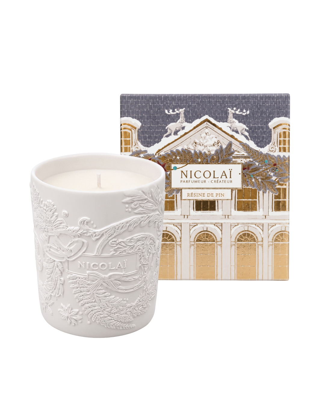 Résine de Pin - Bougie de Noël