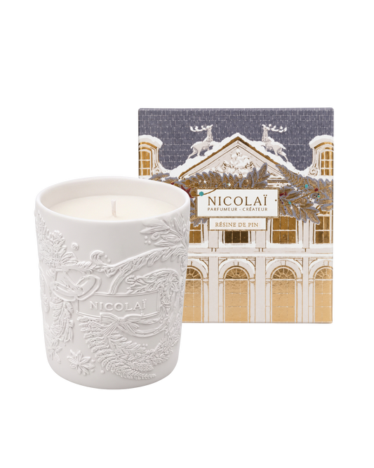 Résine de Pin - Bougie de Noël